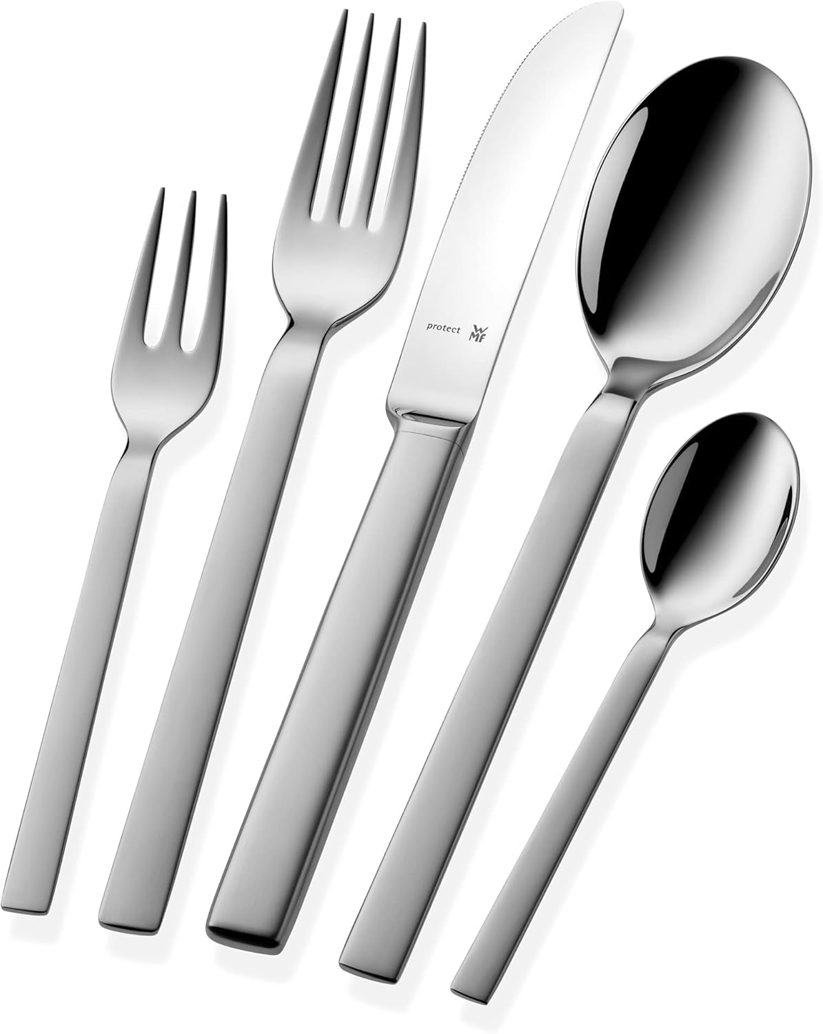 Zestaw sztućców ze stali nierdzewnej WMF Lyric plus dla 6 osób, 30 lub 66 sztuk Kitchen Naty Shop