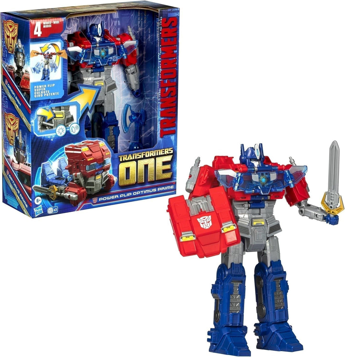Interaktywna figurka Transformers One Power Flip Optimus Prime (Orion Pax) Figurki Naty Shop