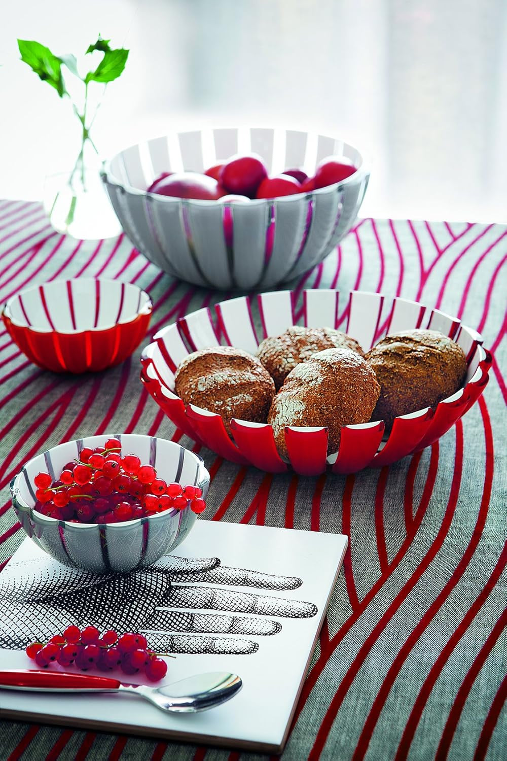 Guzzini - Feeling, zestaw sztućców 24 sztuki Kitchen Naty Shop