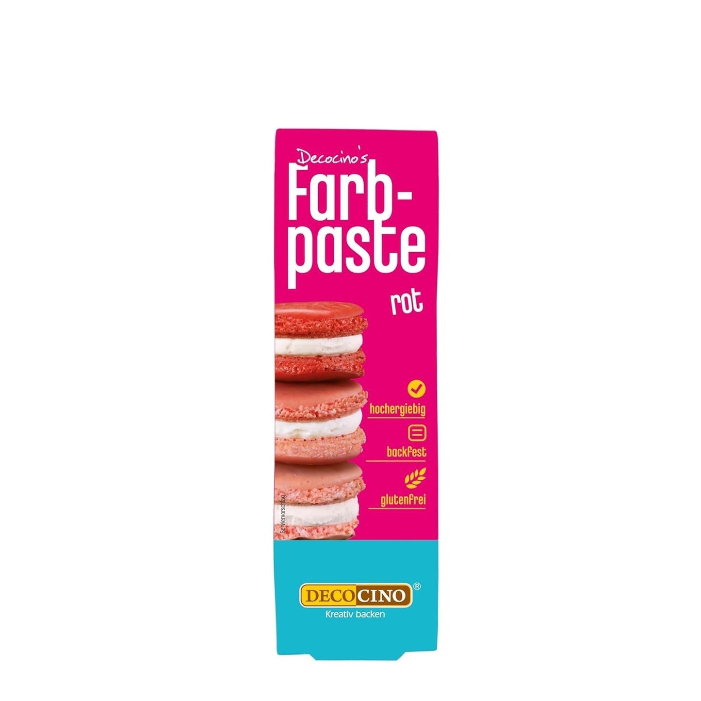 DECOCINO różowa pasta koloryzująca - 20 g - Barwnik spożywczy, idealny do barwienia ciast, kremów i kremów - Nie zawiera azowych kwasów tłuszczowych i glutenu