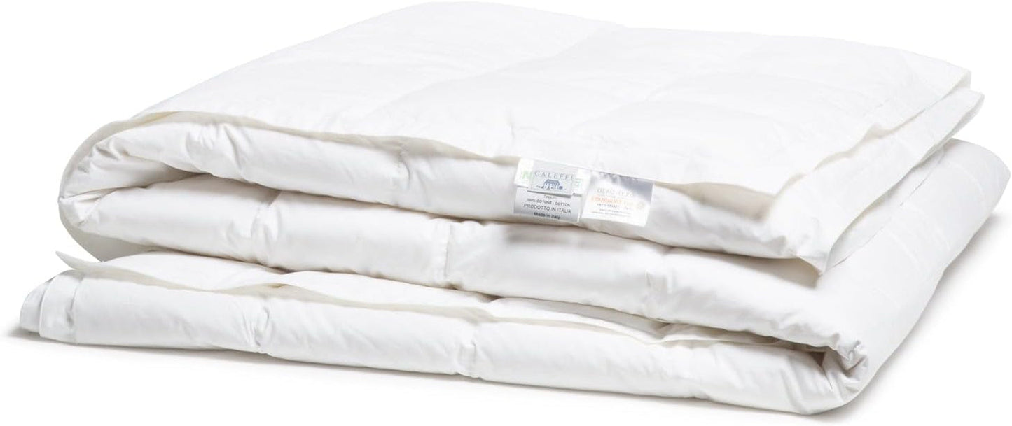 Caleffi - Kurtka puchowa Light Outlet Inne | Niesamowicie miękki | Odporny na pranie | Wysokiej jakości tkanina bawełniana | Nietoksyczne barwniki, niepowtarzalne, niepowtarzalne, bawełniane Kołdry i kołdry Naty Shop Domyślny tytuł