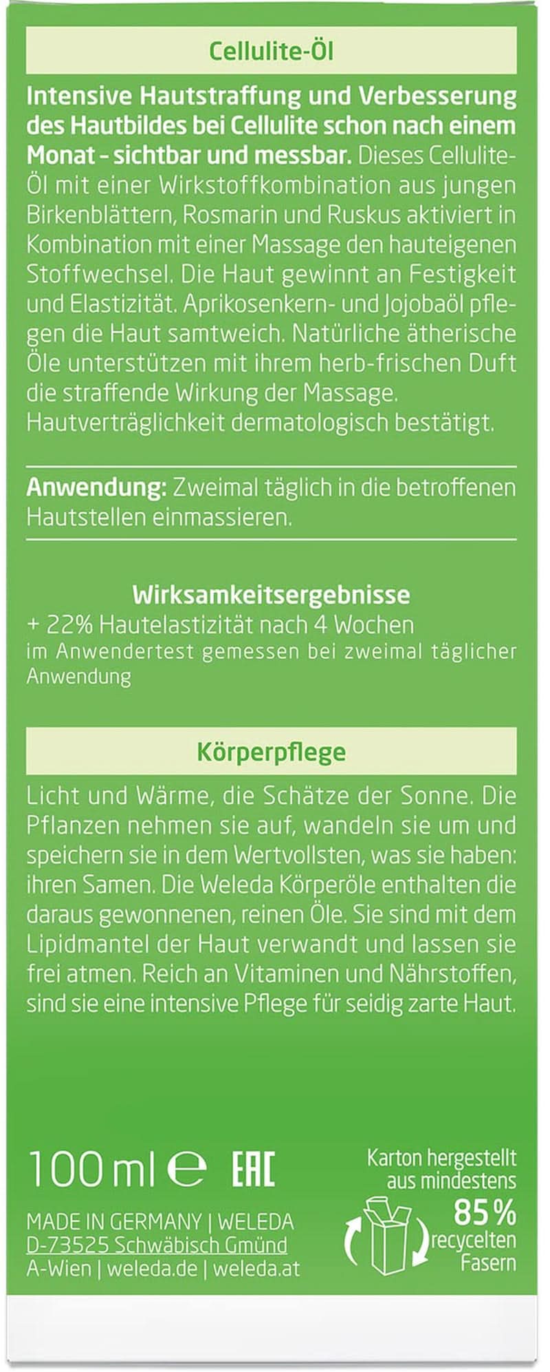 WELEDA Bio, Olejek do ciała z olejkiem jojoba, wzmacnia skórę i aktywuje metabolizm skóry, 100 ml Pod prysznic i do kąpieli Naty Shop