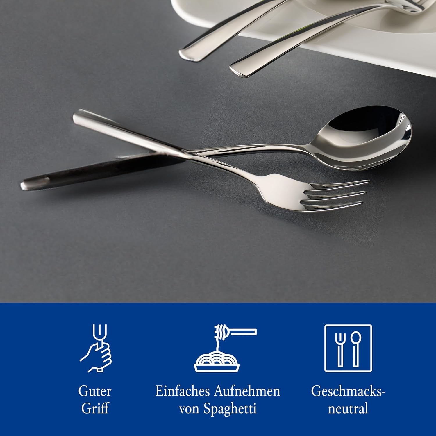 Villeroy & Boch - Daily Line Specials Zestaw sztućców do spaghetti 4 sztuki Kitchen Naty Shop