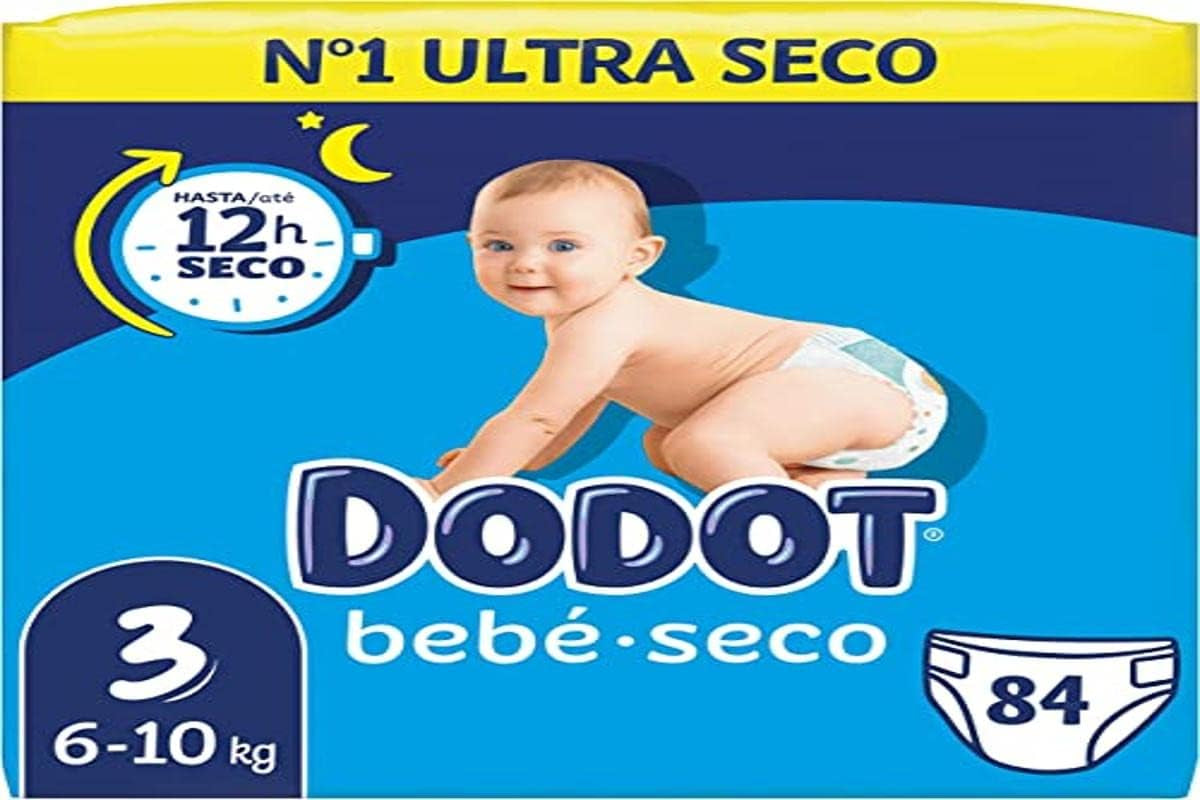 Pieluchy Bebé-Seco rozmiar 3, 6 kg - 10 kg, 84 pieluszki, schnięcie do 12 godzin