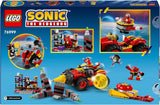 LEGO Sonic Jeż Super Sonic kontra. Zestaw gier wideo Egg Drillster Adventure dla dzieci Zestaw Shadow i Dr Eggman dla chłopców i dziewcząt w wieku 8 lat 76999 Zestawy do budowania Besuche den LEGO-Store
