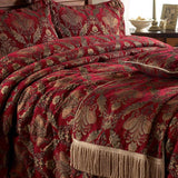 Riva Home Shiraz Łóżka i kołdry Paoletti Burgundowe 130X170Cm