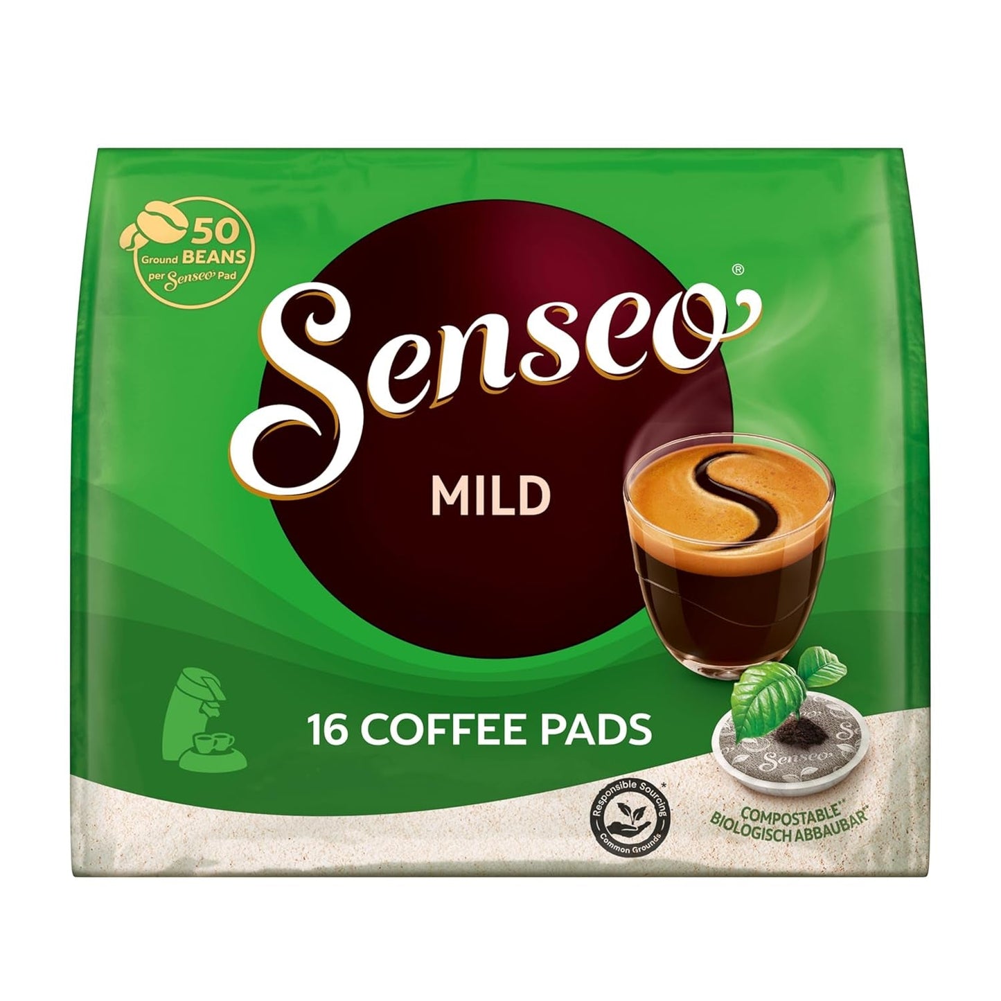 Podkładki Senseo Probierbox 5 Sorten, Vielfaltspaket, 5 x 16 Getränke, 80 kapsułek Kaffeepad