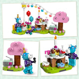 LEGO Animal Crossing Przyjęcie urodzinowe Jimmy'ego Kreatywna zabawka dla dzieci Gra wideo Koń Zestaw zwierząt Prezent dla dziewcząt i chłopców w wieku 6 lat 77046 Zestawy do budowania Besuche den LEGO-Store