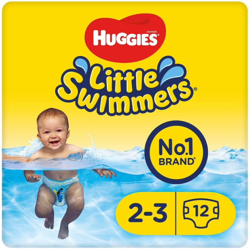 Pieluchy do pływania Huggies Little Swimmers, rozmiar 3-4 (7-15 kg), 1 opakowanie 20 sztuk