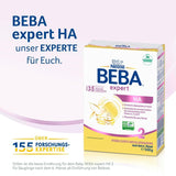 BEBA Expert HA 2 Mleko następne po 6 miesiącu, żywność dla dzieci z hydrolizatem białka, tylko laktoza, bez oleju palmowego, opakowanie 6 szt. (6 x 550 g) Naty Shop