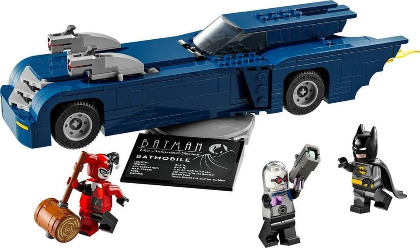 LEGO DC Batman: Batman w Batmobilu Vs. Harley Quinn i Mr Freeze Samochodzik z kreskówek dla dzieci Prezent dla chłopców i dziewcząt w wieku 8 lat 76274 Zestawy do budowania Besuche den LEGO-Store