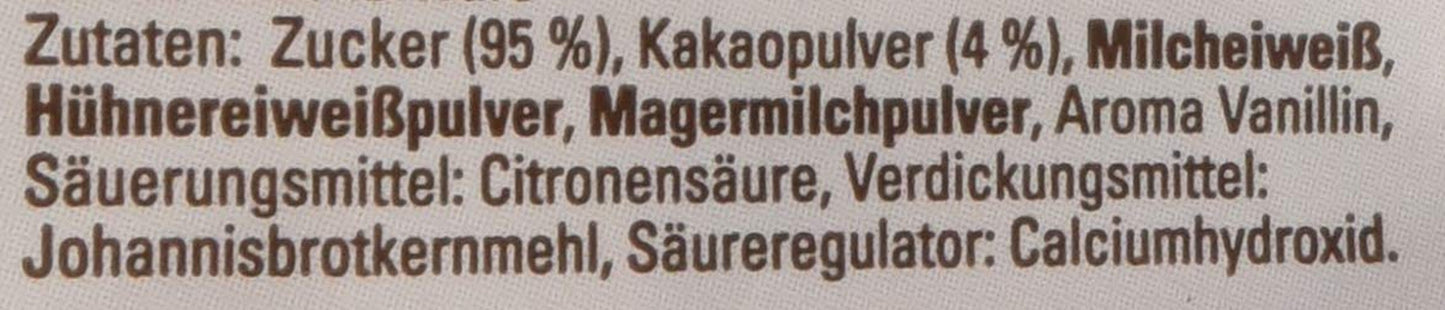 Drobne kropelki o smaku czekoladowym, opakowanie 18 sztuk (18 x 80 g)