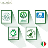 Organyc Wilgotne chusteczki do higieny intymnej, wykonane w 100% z certyfikowanej bawełny organicznej – 4 opakowania po 20 chusteczek (łącznie 80 chusteczek)