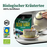 VITSTORM® Slim Tea Kardamon – BIO Herbata Yerba Mate – Herbata oczyszczająca i moczopędna – 100G