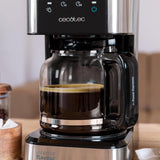 Espresso z filtrem Cecotec Coffee 66 Drop and Touch, moc 950 W, 1,5 L, 12 filiżanek, ekran dotykowy, szklana karafka, timer 24-godzinny, 6 przełączników, filtr siatkowy wielokrotnego użytku