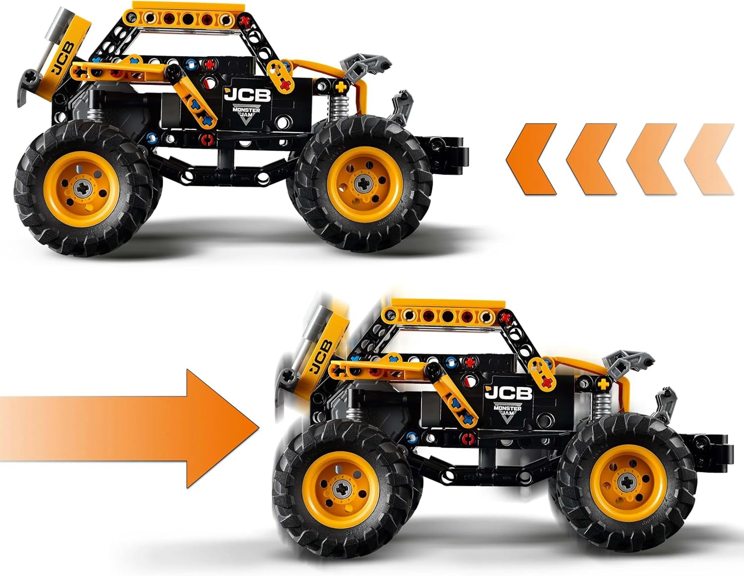 LEGO Technic Monster Jam Digatron, zestaw Monster Truck dla dzieci, zabawki do budowania dla dzieci, chłopców i dziewcząt od 7 lat, pomysły na prezenty dla fanów Monster Trucks i sportów motorowych 42199 Zestawy konstrukcyjne Kup w sklepie LEGO
