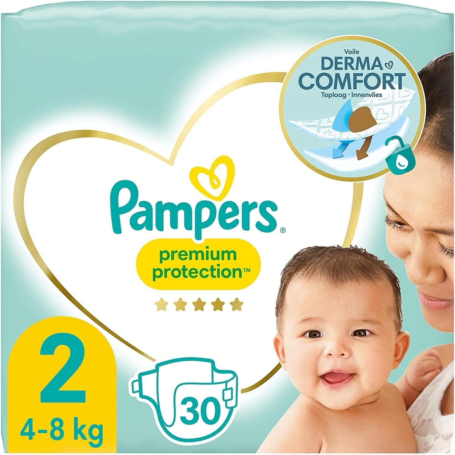 Pampers (stara wersja), majtki, rozmiar 4, 9kg-15kg, trzy opakowania (1 x 88 pieluszek)