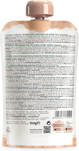 Mokra karma dla małych kotów z kremem z kurczaka i kurczaka - Mokra karma dla małych kotów - Mokra karma dla kotów z kremem z kurczaka, bez zbóż, bogata w białko, witaminy i minerały (20 saszetek x 150 g)