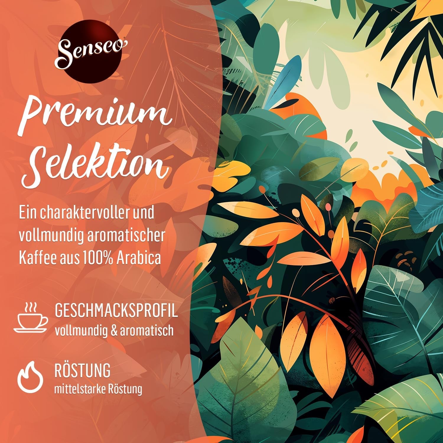 Podkładki Senseo Premium Selection, 5 x 16 Getränke, 80 kapsułek Kaffeepad