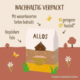 ALLOS Amarantowy Chrupiący Nobleuss | Organiczne musli orzechowe płatki owsiane dla małego sklepu Cereal Naty