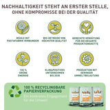 Ekologiczny Makaron Tortiglioni Nr 89 - 500g Makaron pszenny o obniżonej zawartości tłuszczu – Niska zawartość tłuszczu – Źródło błonnika i białka
