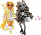 Edycja specjalna Rainbow High Shadow High – Madison Twins Sunny and Luna – 2 modne lalki w żółtych i szarych strojach od projektantów, mieszaj i dopasowuj z akcesoriami – dla kolekcjonerów i dzieci w wieku 4–12 lat