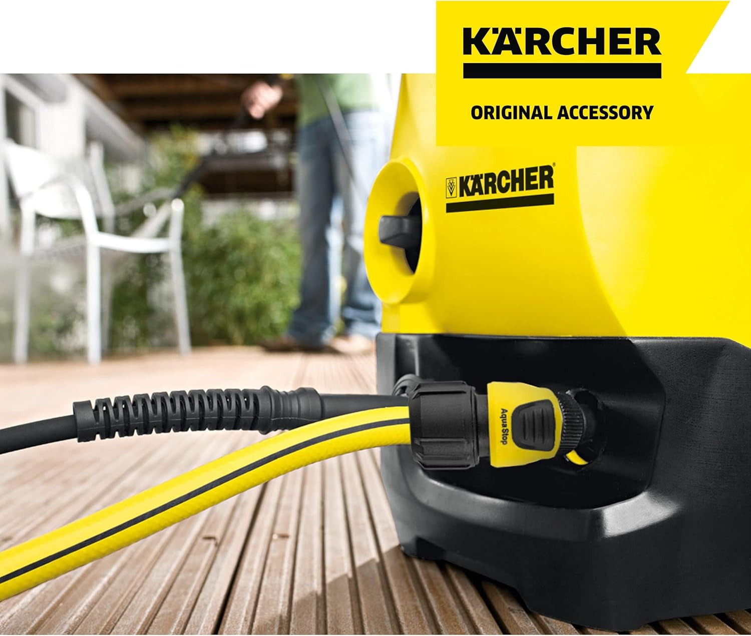 Złączka do węża Kärcher 2.645-194.0 (Universal Plus, z Aqua Stop) czarna, mała