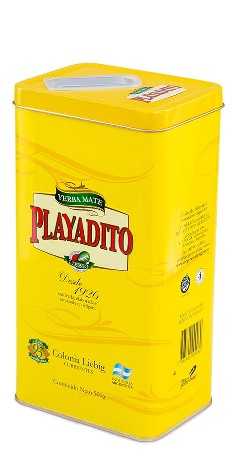 - Yerbero De Chapa Zawiera 500 g Yerba Mate z patyczkami, idealną do dzielenia się z przyjaciółmi