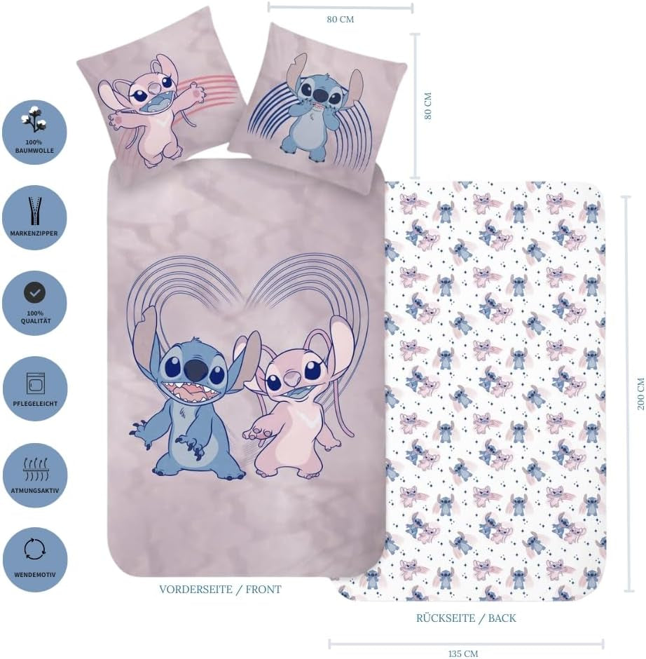 Pościel Stitch, bawełniana Pościel - dziecięca Sklep Naty