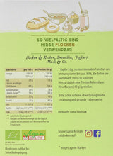 Hirse-Flocken Bio, opakowanie 6Er (6 X 400 G) Płatki zbożowe Naty Shop