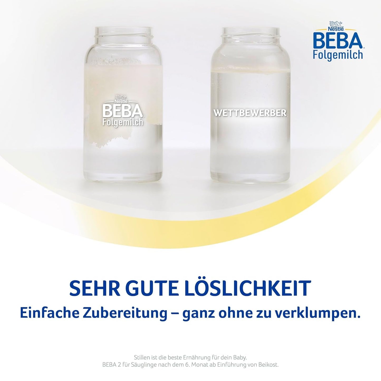 BEBA 2 - Mleko następne po 6 miesiącu, z kompleksem 5 HMO, zawartością białka odpowiednią do wieku, bez laktozy, bez oleju palmowego, bez oleju rybnego, żywność dla niemowląt, mleko w proszku dla dzieci, opak. 3 szt. (3 x 800g)