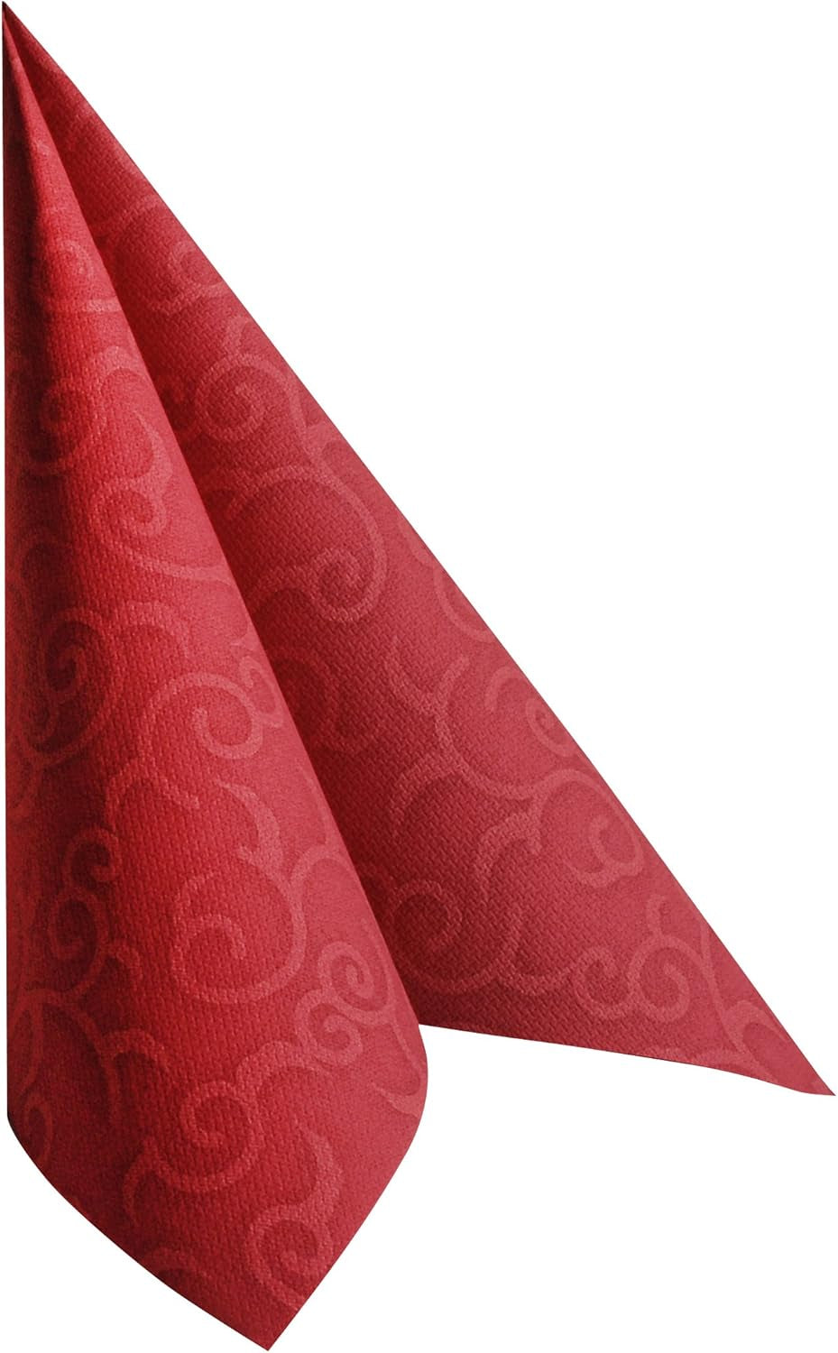 Papstar, 50 serwetek „ROYAL Collection” 1/4 złożenia 40 cm x 40 cm Bordeaux „Casali”, #84880