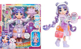 Rainbow High Winter Wonderland - Skyler (niebieski) - 28 cm ukryta magia gromadząca wodę lalka śnieżna z zestawem bałwana, odpowiednia dla dzieci w wieku 4-12 lat i lalek kolekcjonerskich Naty Shop fioletowy (fioletowy)