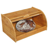 54118 Kosz na chleb, bambus 40 x 26 x 20 cm, brązowy, 40,x 27,5 x x 21,5 cm Pudełka do przechowywania żywności Naty Shop