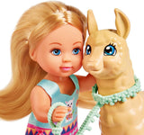 Simba 105733497 - Lalka miłości Evi w uroczym stroju alpaki i na smyczy, 12 cm, dla dzieci w wieku 3 lat i więcej