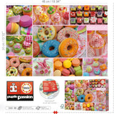 Educa - Puzzle 500 elementów dla dorosłych | Cukierkowy kolaż. Wymiary: 48 x 34 cm. Zawiera klej do puzzli Fixpuzzle. Przez 11 lat (19904) Sklep Puzzle Naty