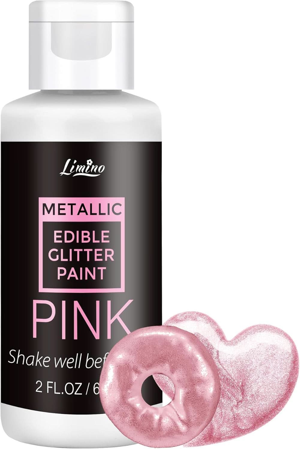 Brokat jadalny w płynie, 60 ml Naty Shop Pink