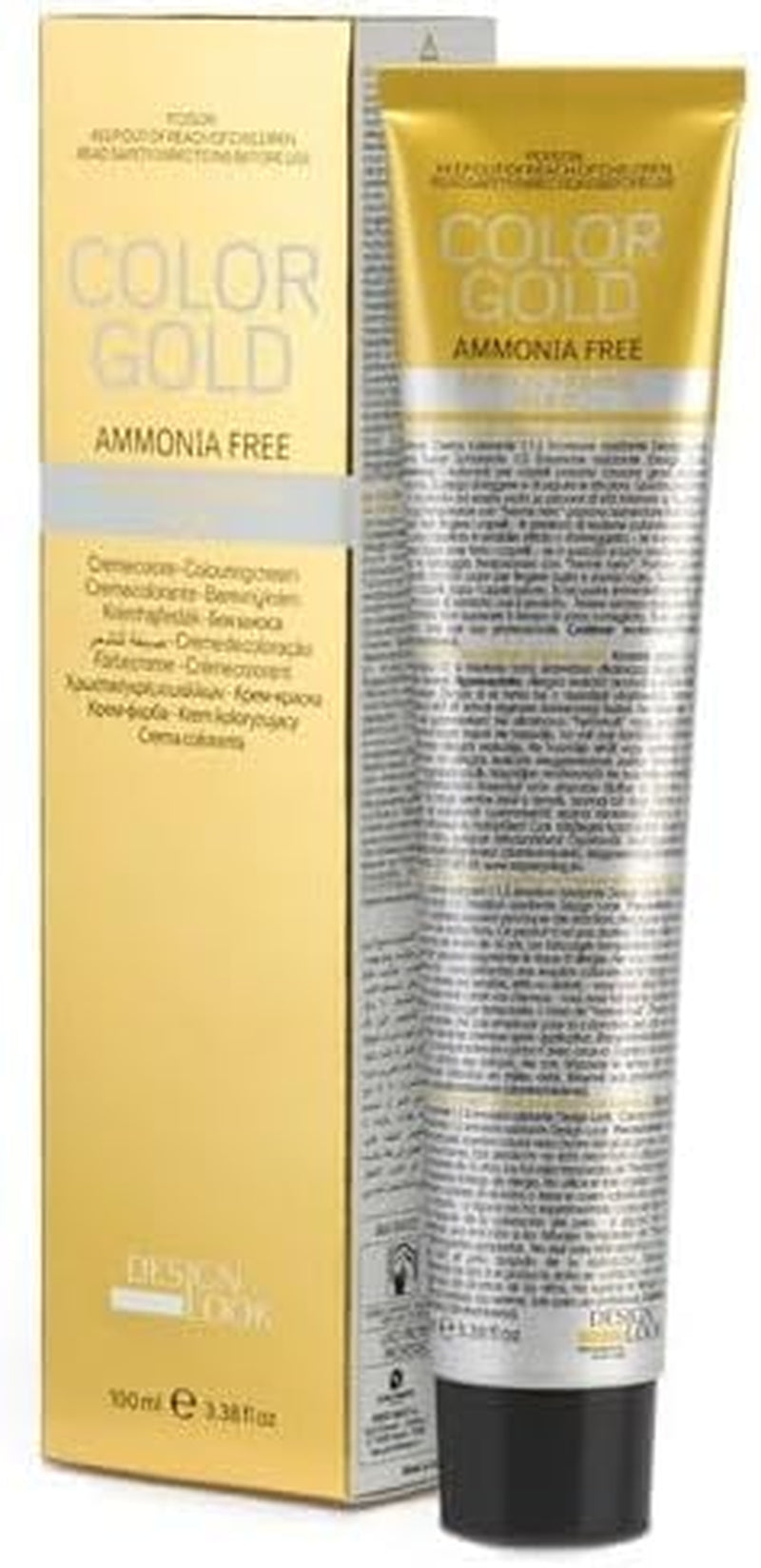 - Krem koloryzujący Color Gold 7.0 Blond - 100 ml - Profesjonalna farba do włosów z szarym nalotem Naty Shop farba do włosów 7,0 kg 100 Ml (1 opakowanie)
