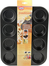 Dr. Oetker Muffinform 12-Er Mini Ø 7 Cm, Cupcake Form Für Saftige Muffins, Muffinblech Mit Antihaftbeschichtung, Menge: 1 Stück Formy i blachy do pieczenia Naty Shop