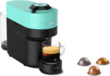 Ekspres do kawy z kapsułkami Nespresso Krups Vertuo Pop, pojemność: 560 ml, automatyczne rozpoznawanie kapsułek, system one-touch, 4 rozmiary filiżanek, skrócony czas podgrzewania, zrównoważony, Aqua Mint, XN9204
