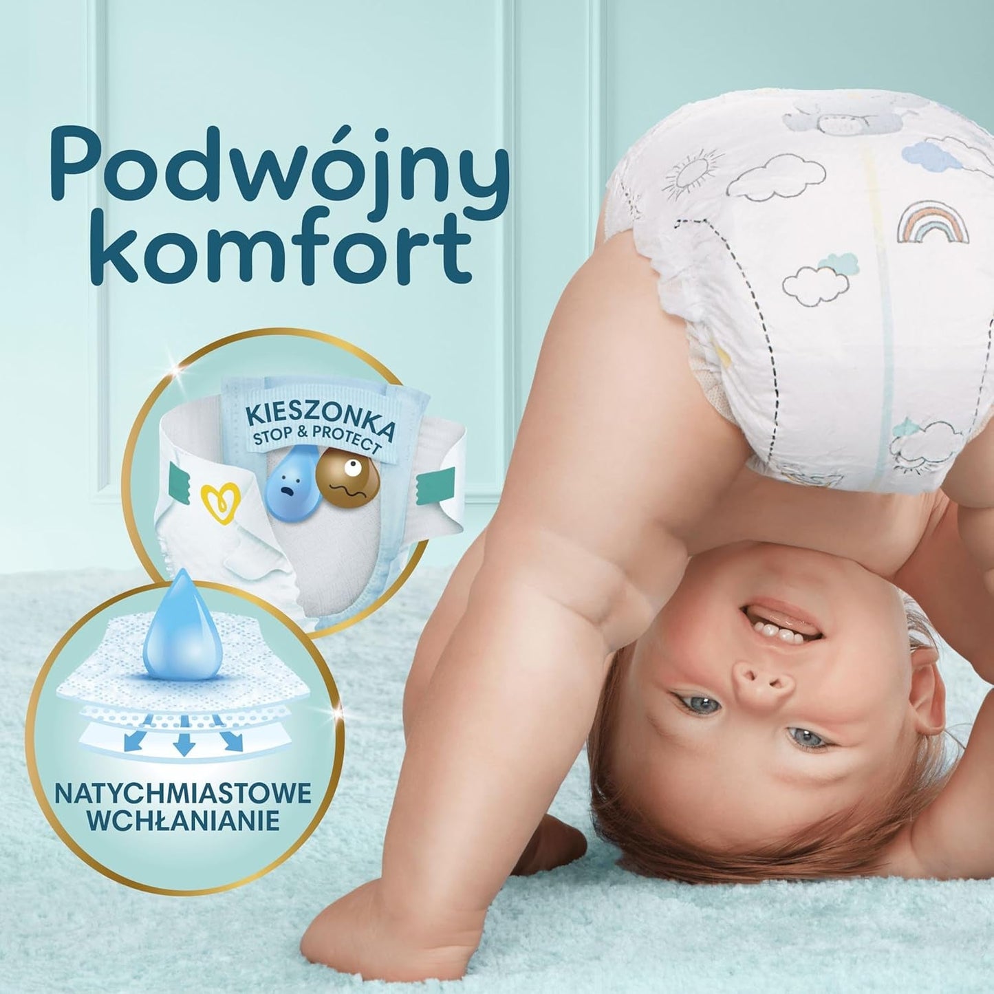 Pampers (Stara Wersja), Pudełko Miesięczne S4 174 szt