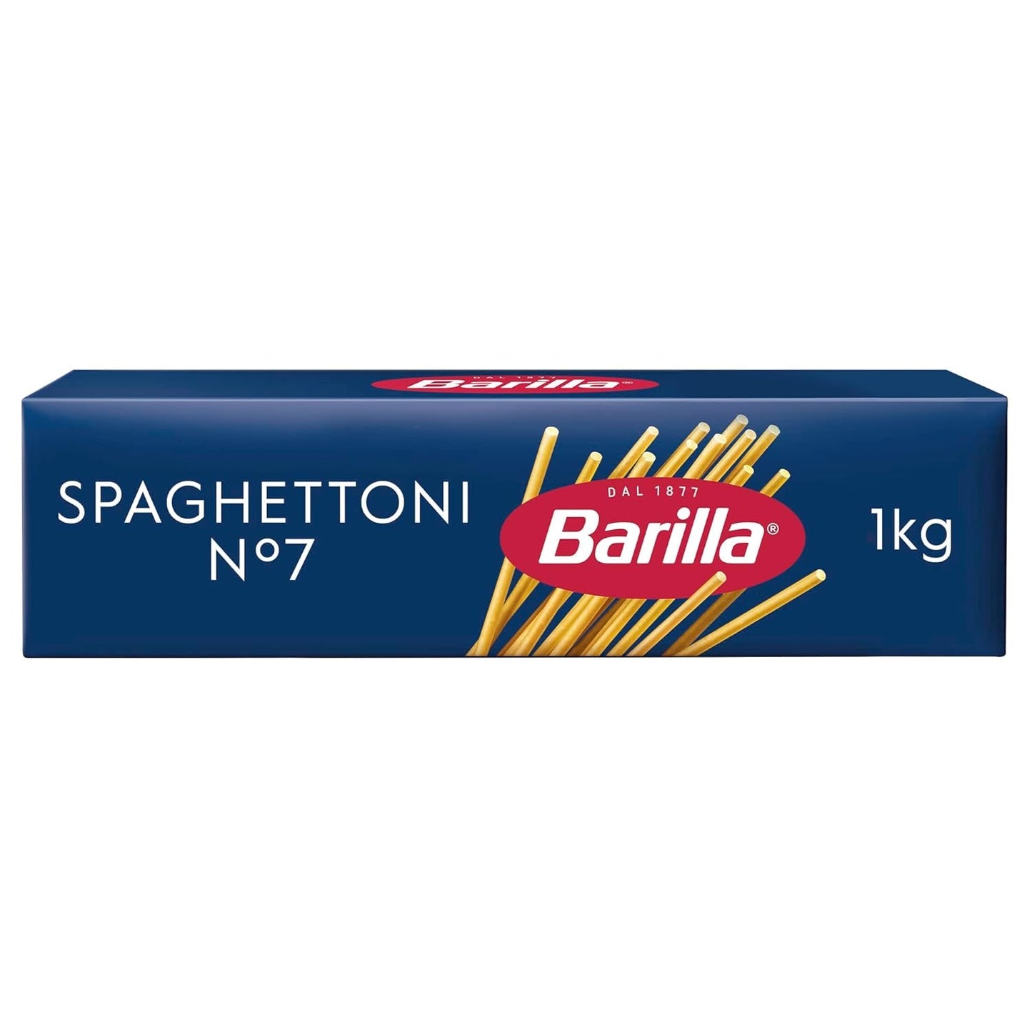 Barilla Pasta Klassische Spaghetti n.5 aus wysokiej jakości Hartweizen immer al dente, (1 x 500 g), bez smaku