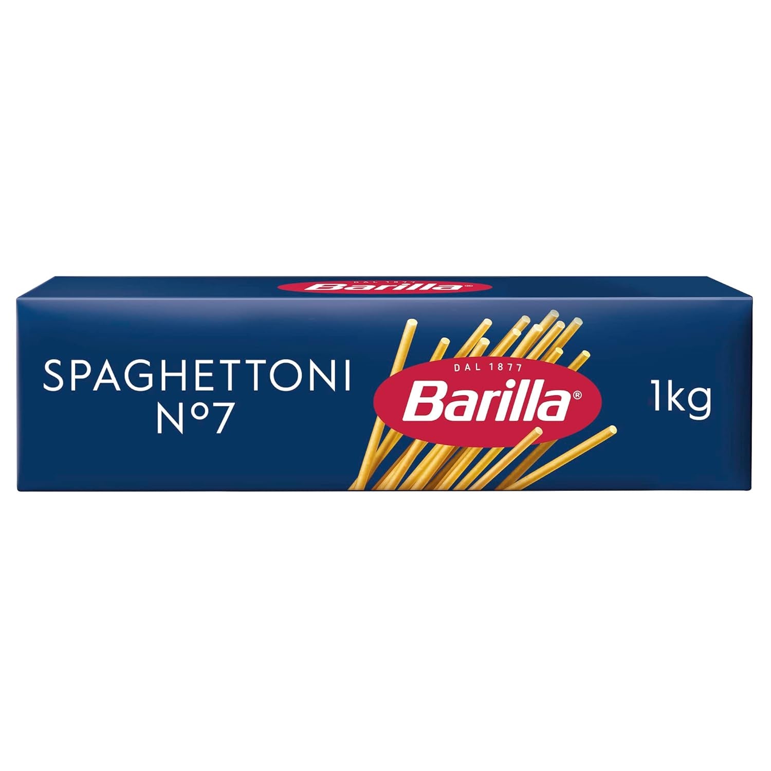 Barilla Pasta Klassische Spaghetti n.5 aus wysokiej jakości Hartweizen immer al dente, (1 x 500 g), bez smaku