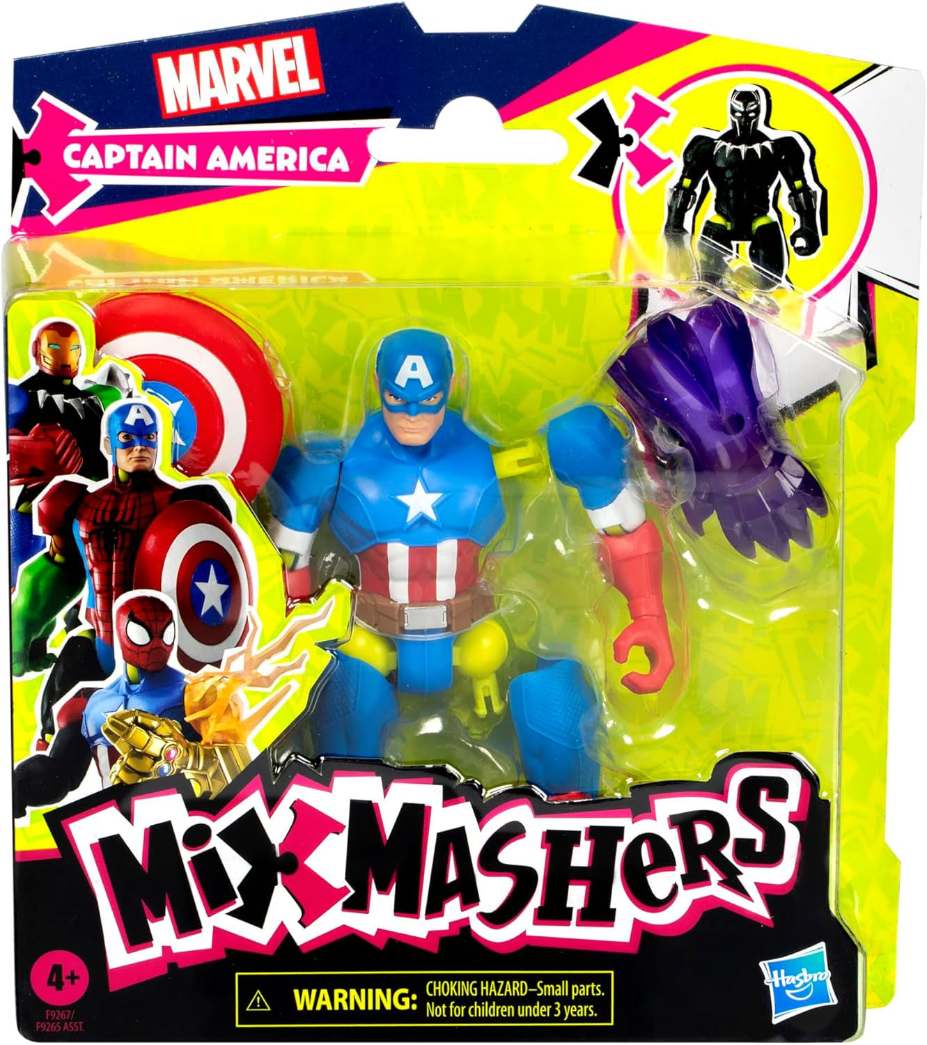 Mixmashers Marvel Captain America Avengers Mix-And-Match Figurka i akcesoria Figurki Naty Shop
