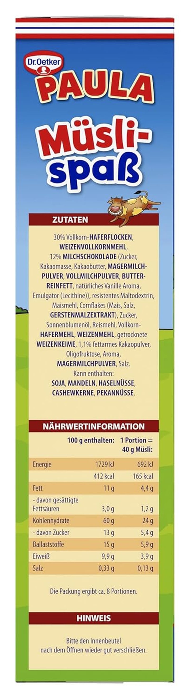 Zabawa w musli doktora Oetkera