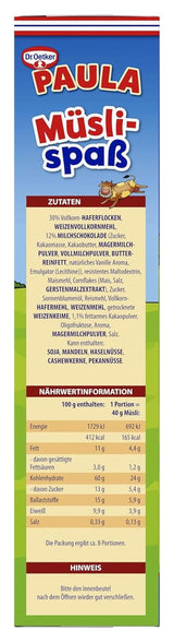Zabawa w musli doktora Oetkera