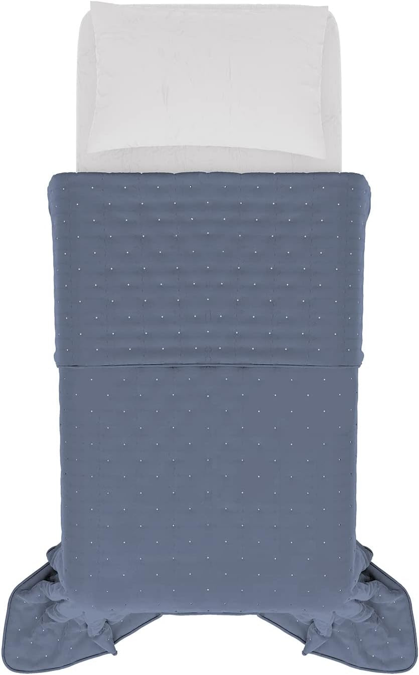 Włoska pościel kołdra CHIC letnia mikrofibra SINGLE 170X250Cm brąz Kołdry i kołdry Naty Shop Blue Single 170X250Cm