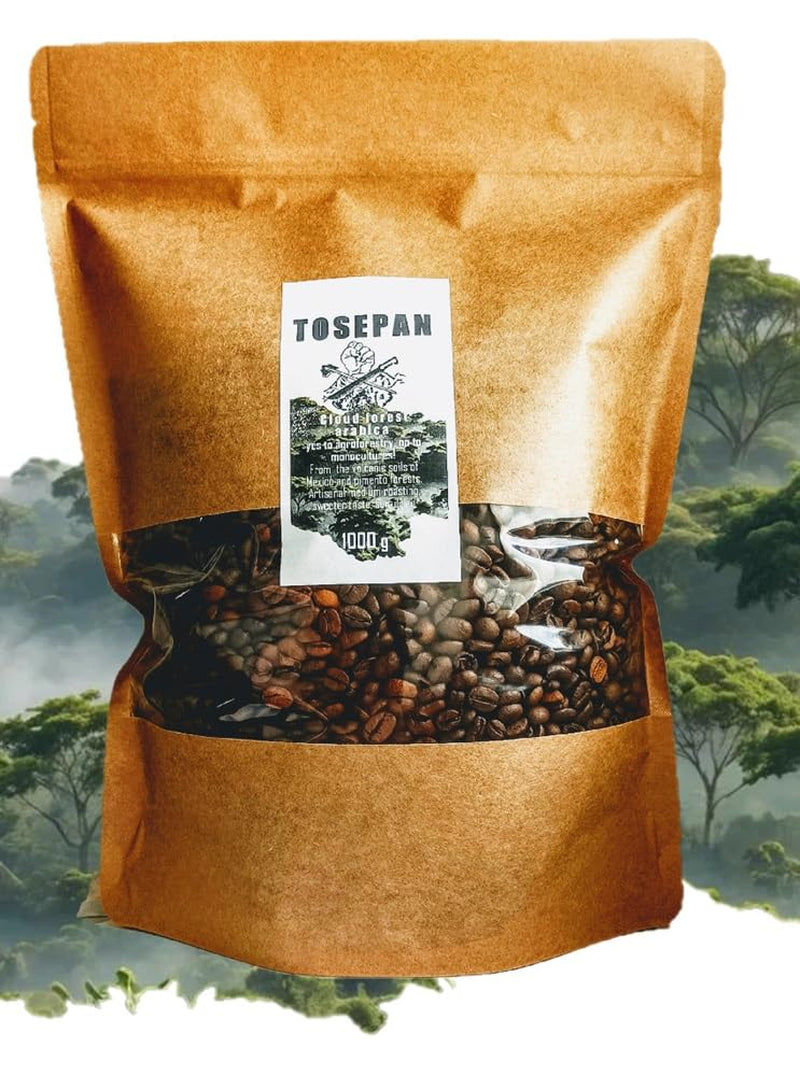 Tosepan Kawa Arabica z tropikalnego lasu Meksyku 1000 g
