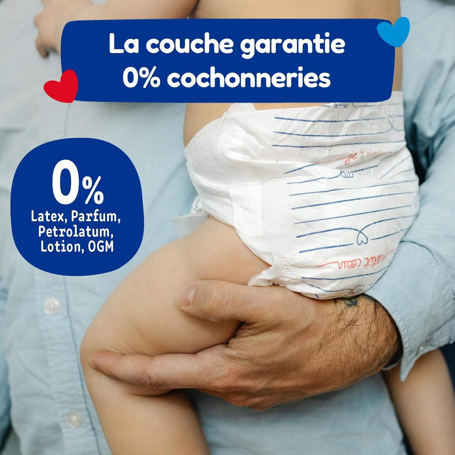 - Rozmiar pieluszki 4 (7-18 kg) – zdrowa i wyjątkowo chłonna – 12 godzin szczelności – ohne unerwünschte Substanzen – wyprodukowana we Francji – przystępna cena – 132 pieluszki jednorazowe