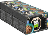 Opakowanie zbiorcze tacki do zbierania sosów Sheba, drobna odmiana MSC, 4x12x85g